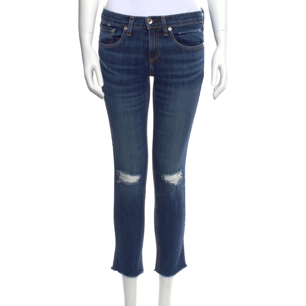 RAG & BONE Womens Low- Rise Skinny Leg  Denim Jeans Size XS | US 24 NWOT